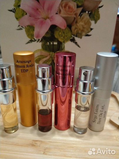 Парфюм отливанты от 10 мл