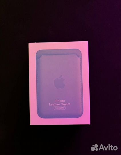 Magsafe leather wallet картхолдер apple