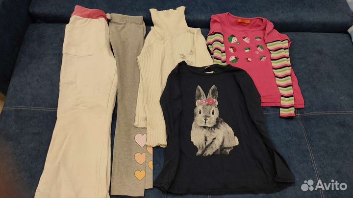 Пакет вещей для девочки 122-128
