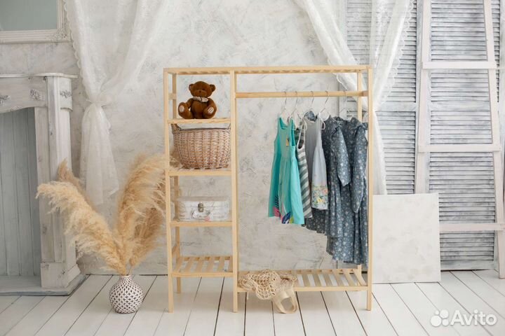 Вешалка напольная детская гардероб