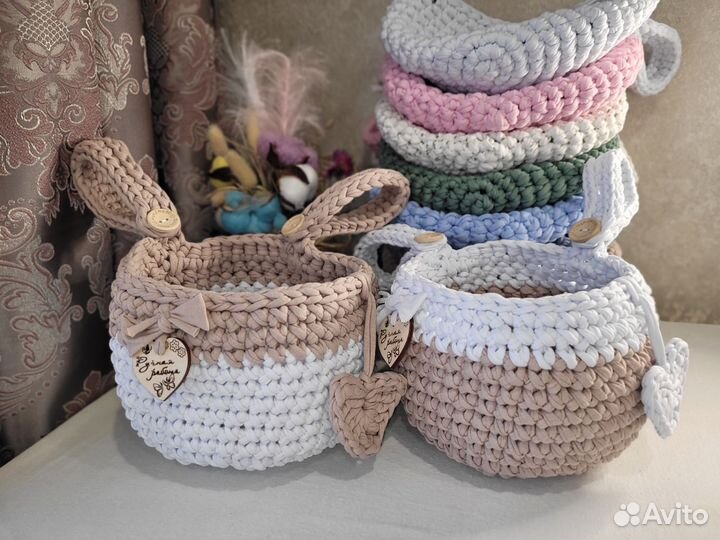 Подвесная корзинка на детскую кроватку