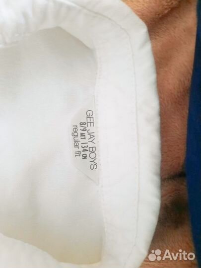 Рубашка белая для мальчика