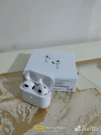 Airpods 3 + Чехол в подарок (Новые запечатанные)