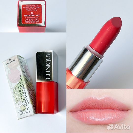 Помада Clinique Pop Glaze Sheer Lip Colour