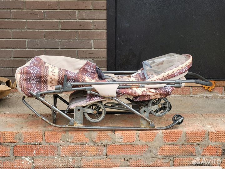 Детские санки с колесами