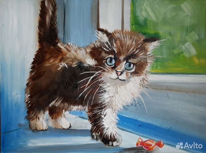 Картина Котёнок у окошка