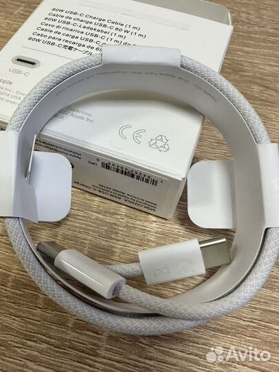 Кабель Apple 60w type-c Оригинал для iphon 15