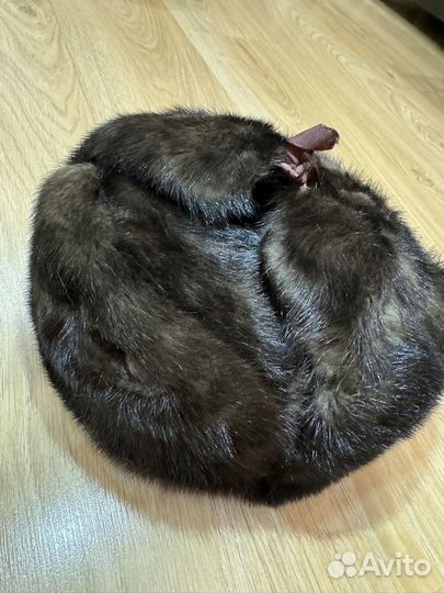 Шапка ушанка мужская норка