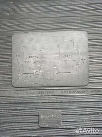 Коврики передние Subaru Impreza -07