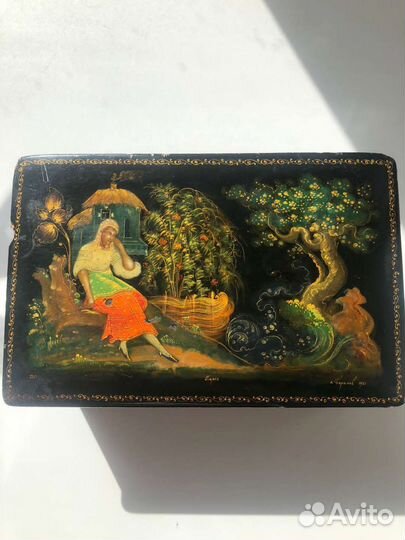 Шкатулка палех СССР