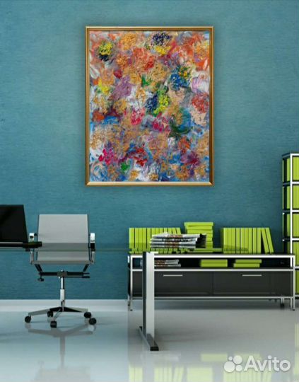 Интерьерная картина маслом на холсте