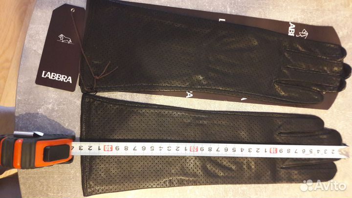 Перчатки женские кожаные 7.5 новые Labbra