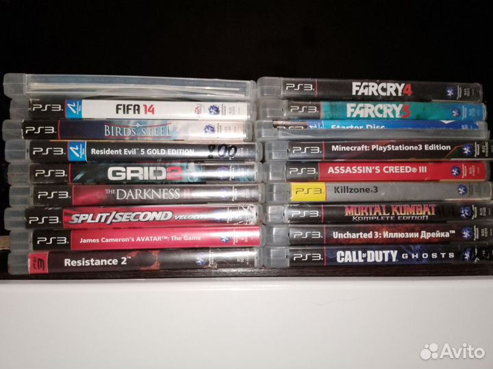 Sony playstation 3 + 18 дисков б/у