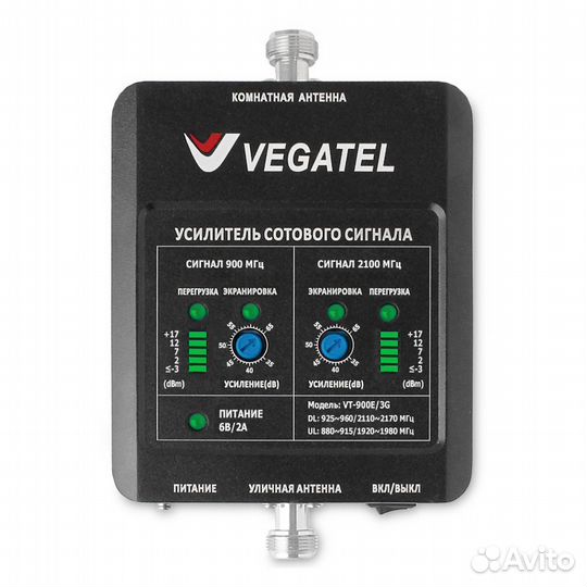 Комплект vegatel VT-900E/3G-kit (дом, LED)