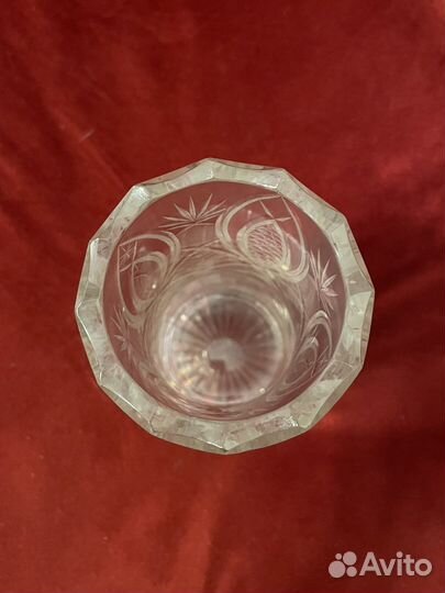 Ваза хрустальная времен СССР