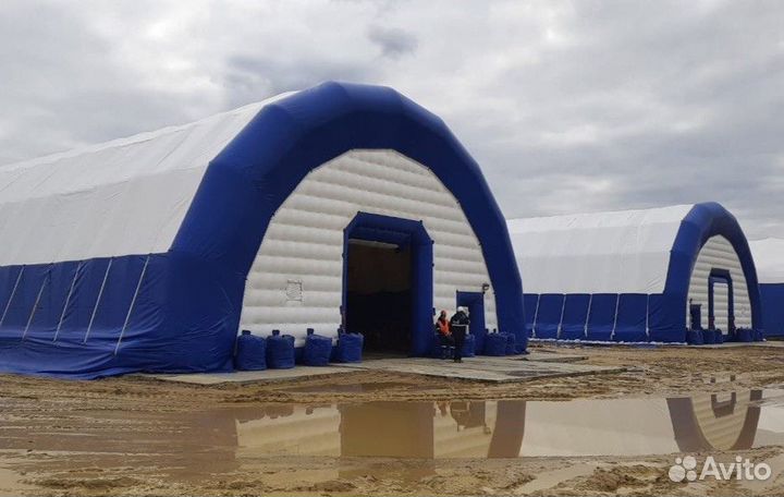 Надувной ангар, пневмоангар под ключ за 15 дней
