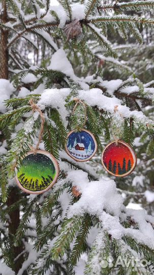 Ёлочные игрушки ручной работы