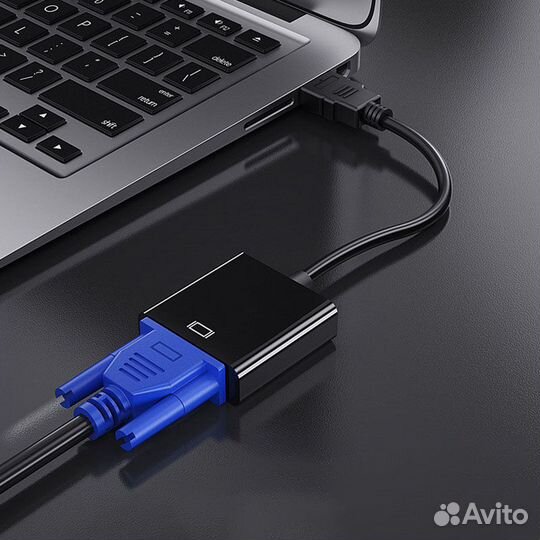 Адаптер переходник hdmi - VGA + AUX