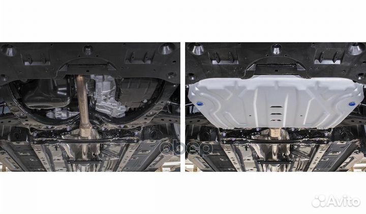 Защита картера + кпп + комплект крепежа, toyota