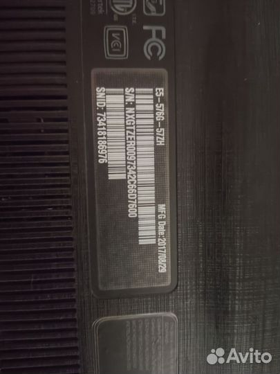 Acer aspire e5-576g