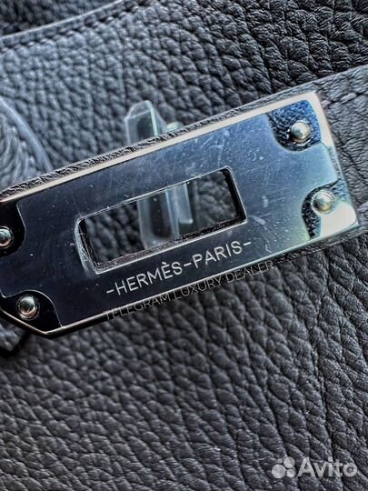 Сумка Hermes Birkin 25 Chocolate togo Verso