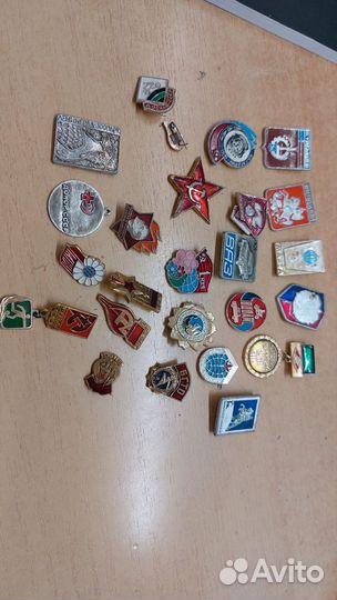 Значки СССР, спортивные, медали