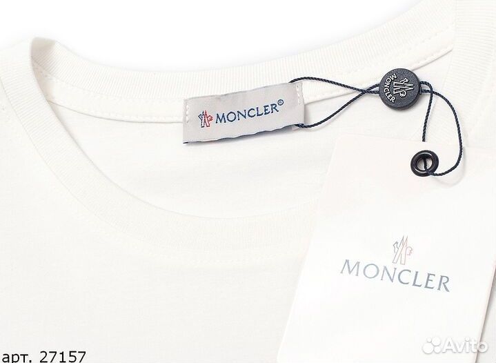 Футболка Moncler Белая