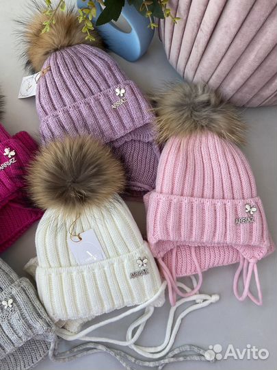Шапка комплект для девочки