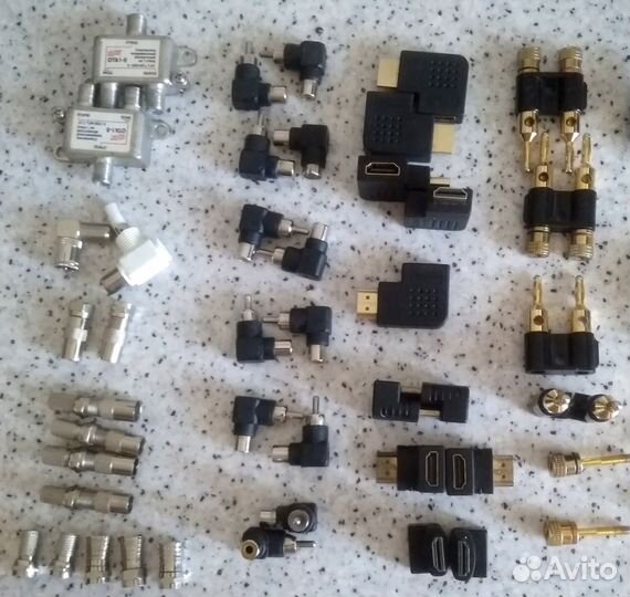 Коннекторы,разъемы,адаптеры - тв, RCA, hdmi, Aкуст