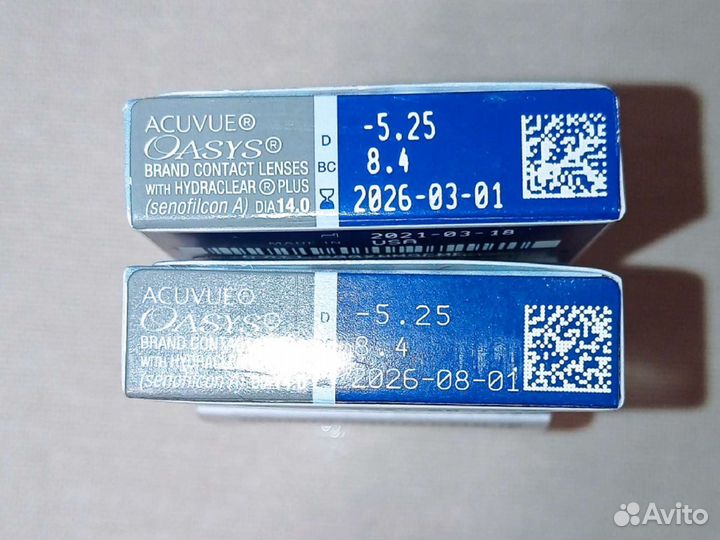 Линзы контактные acuvue oasys двухнедельные
