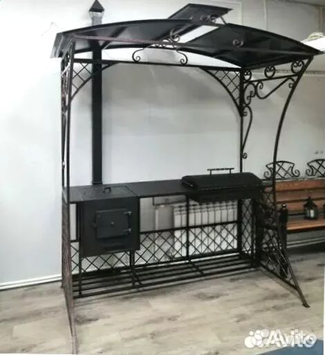 Мангал С крышей