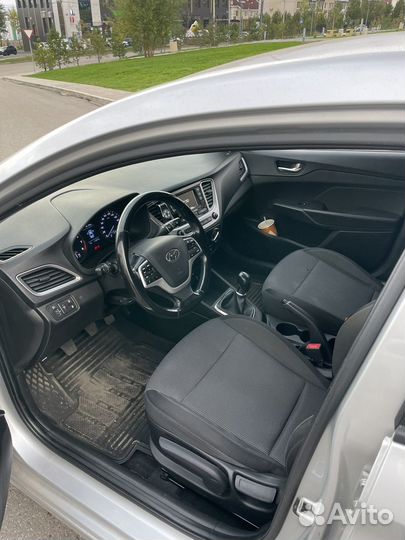 Hyundai Solaris 1.6 МТ, 2018, 117 000 км