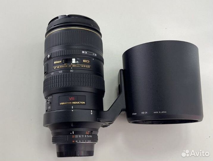 Nikon 80-400 f/4.5-5.6 VR D ED, Новый