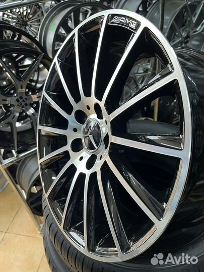 Диски одной ширины R18 5*112 Mercedes спицы