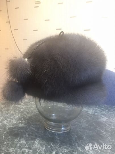 Женская норковая шапка