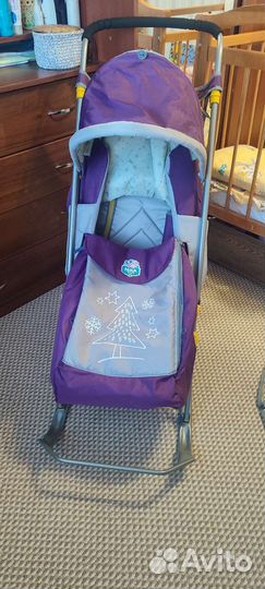 Детские санки коляска ника