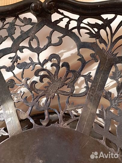 Ваза для фруктов старинная стерлинговое серебро