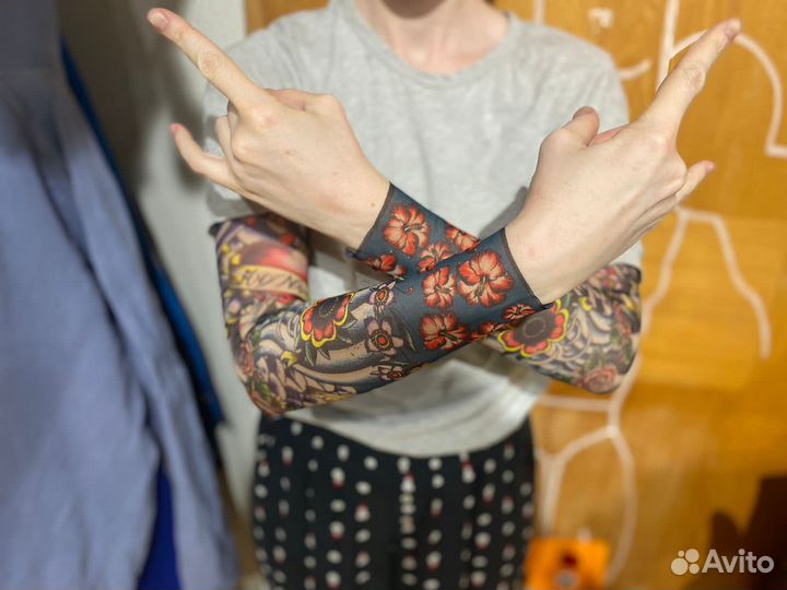 Тату рукава Dsquared