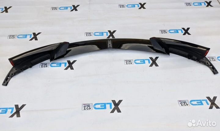 Сплиттер М Perfomance bmw f30 черный глянец