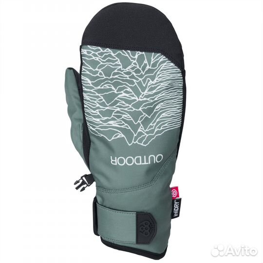 XL) Варежки 686 MNS primer mitt cypress green OU