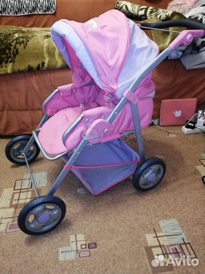 Коляска baby born кукольная