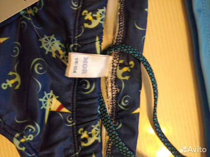 Плавки и шапочка для мальчика 98-104