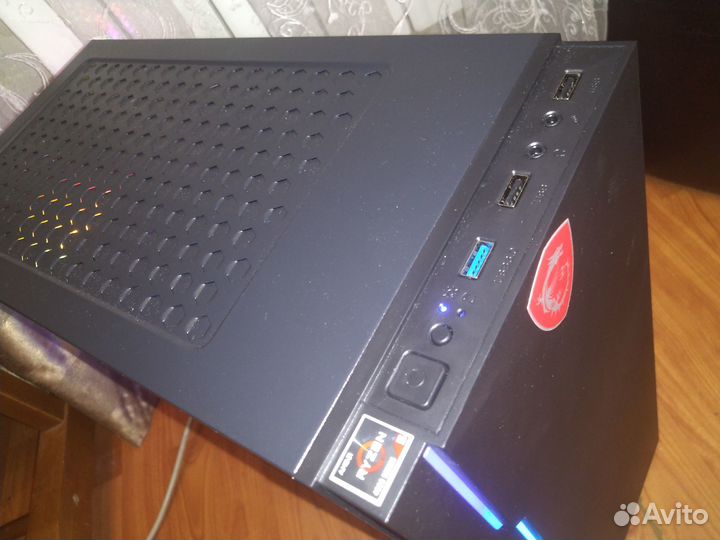 Современный игровой системный блок AMD Ryzen 5