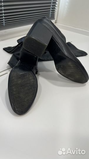 Сапоги ботфорты zara 37