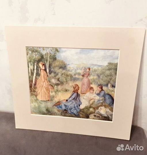 Литография картины из издания 19века