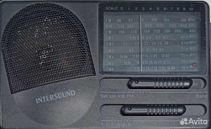 Радиоприемник винтаж Intersound we-90
