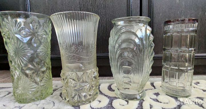 Вазы стекло, СССР