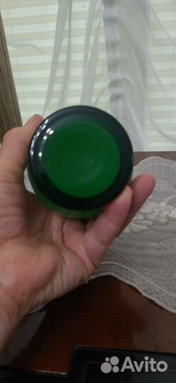 Вазочка из цветного стекла, Богемия, ЧССР