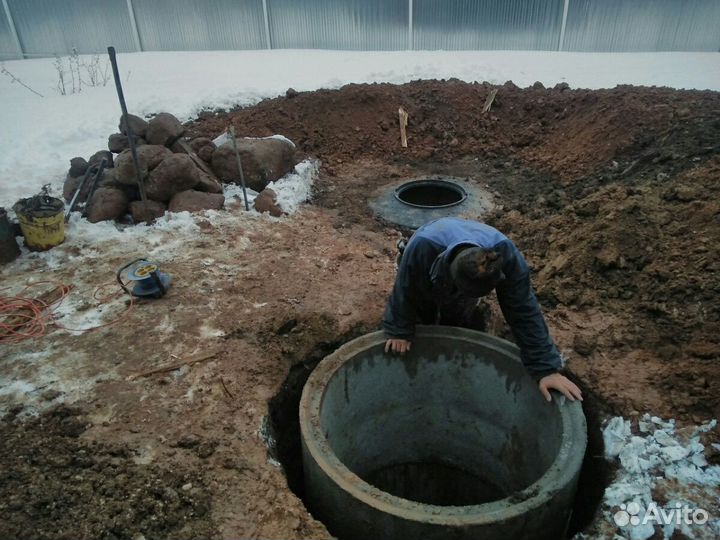 Колодец от А до Я опытной бригадой,чистка,ремонт