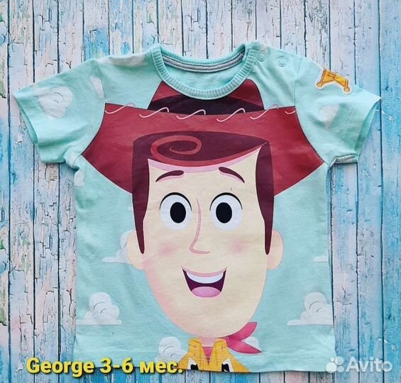 Вещи детские 3-6 мес Disney,George,F&F